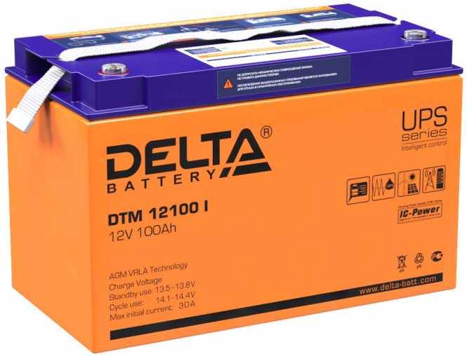 Delta DTM 12100 I Аккумуляторы фото, изображение