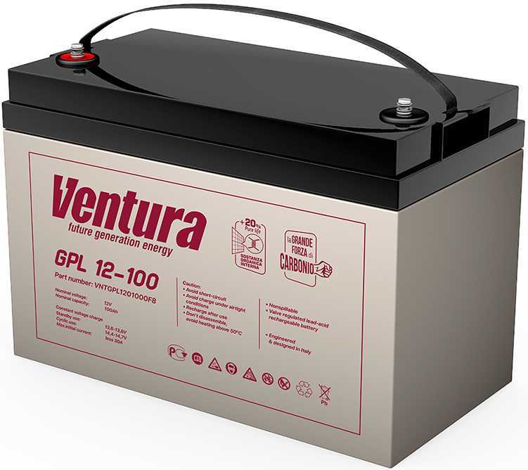 Ventura GPL 12-100 Аккумуляторы фото, изображение