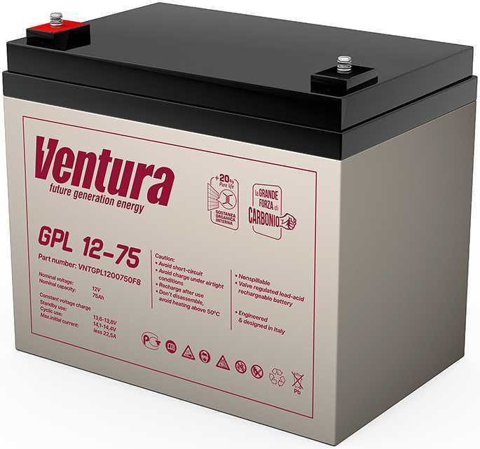 Ventura GPL 12-75 Аккумуляторы фото, изображение