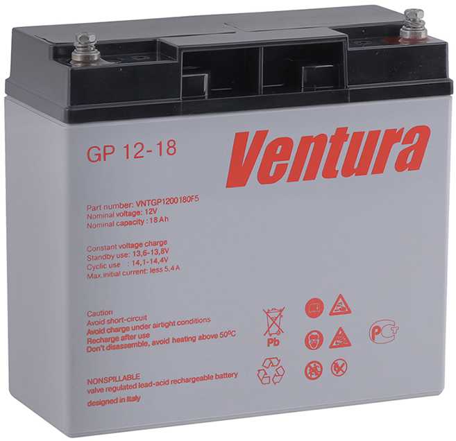 Ventura GP 12-18 Аккумуляторы фото, изображение