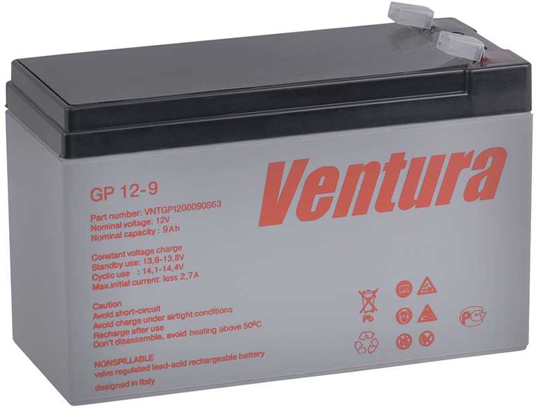 Ventura GP 12-9 Аккумуляторы фото, изображение